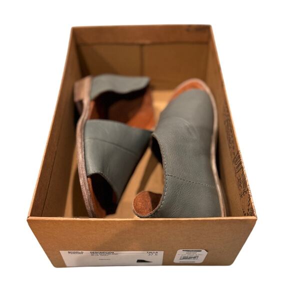 MSRP $198 NEW BOX Free People Mont Blanc Asymmetrical Mule Sandals Shoes 7/37.5 - Picture 8 of 12